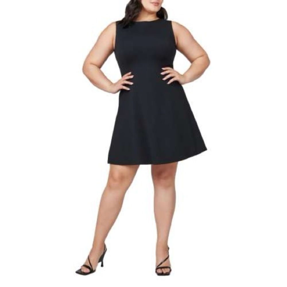 Spanx The Perfect Fit & Flare Dress Classic Black NWT